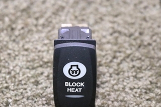 USED BLOCK HEAT DASH SWITCH RV/MOTORHOME PARTS FOR SALE
