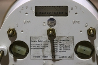 USED MOTORHOME TACHOMETER 945263 DASH GAUGE FOR SALE