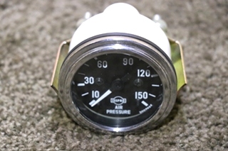 USED R8705 AIR PRESSURE DASH GAUGE RV PARTS FOR SALE