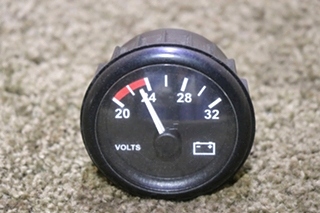 USED BLUE BIRD 0049160 VOLTS DASH GAUGE MOTORHOME PARTS FOR SALE