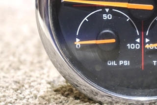 USED MOTORHOME SPARTAIN 3 IN 1 TACH / OIL / TEMP 00041369 DASH GAUGE FOR SALE