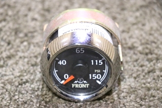 USED 8620-00001-29 FRONT AIR DASH GAUGE RV PARTS FOR SALE