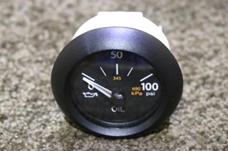 USED MOTORHOME OIL 6913-00222-11 DASH GAUGE FOR SALE