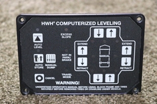 USED MOTORHOME HWH COMPUTERIZED LEVELING AP46382 TOUCH PAD FOR SALE