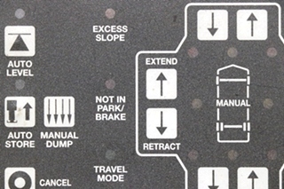 USED MOTORHOME HWH COMPUTERIZED LEVELING AP46382 TOUCH PAD FOR SALE