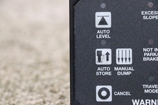 USED MOTORHOME HWH COMPUTERIZED LEVELING AP46382 TOUCH PAD FOR SALE