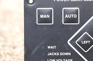 USED POWER GEAR 140-1226 ELECTRONIC LEVELING TOUCH PAD MOTORHOME PARTS FOR SALE