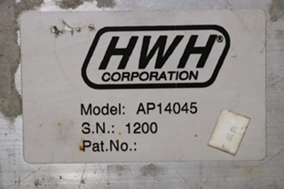 USED MOTORHOME HWH AP14045 LEVELING CONTROL BOX FOR SALE
