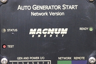 USED MAGNUM ENERGY AUTO GENERATOR START MOTORHOME PARTS FOR SALE