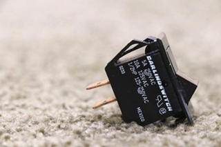 USED MOTORHOME SMALL BLACK ROCKER DASH SWITCH FOR SALE