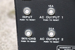 USED RV/MOTORHOME HEART INTERFACE FREEOM 15D INVERTER CHARGER 81-0151-12(202) FOR SALE