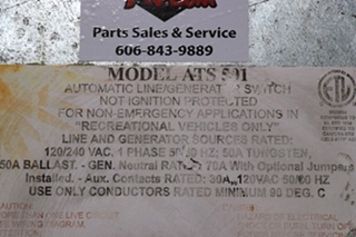 USED MOTORHOME PPS ATS 501 AUTOMATIC LINE/GENERATOR SWITCH FOR SALE