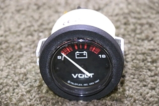 USED RV/MOTORHOME VOLT DASH GAUGE 10130 FOR SALE