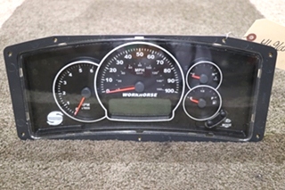USED 108604-0 WORKHORSE CHASSIS DASH CLUSTER RV PARTS FOR SALE