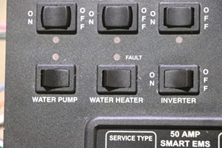 USED MONITOR PANEL WITH SMART EMS DISPLAY PANEL MOTORHOME PARTS FOR SALE