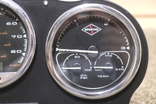 USED COMPLETE SPARTAN DASH GAUGE CLUSTER 63316 RV/MOTORHOME FOR SALE