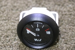 USED W22-00007-000 / 6913-00051-01 FREIGHTLINER VOLT DASH GAUGE RV PARTS FOR SALE