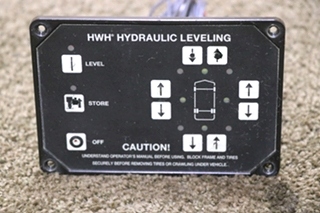 USED HWH HYDRAULIC LEVELING TOUCH PAD AP29691 WITH PIGTAILS RV/MOTORHOME PARTS FOR SALE