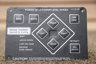 USED RV 140-1226 POWER GEAR POWER LEVEL SERIES TOUCH PAD FOR SALE