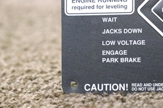 USED RV 140-1226 POWER GEAR POWER LEVEL SERIES TOUCH PAD FOR SALE