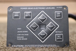 USED MOTORHOME POWER GEAR 500629 ELECTRONIC LEVELING TOUCH PAD FOR SALE