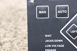 USED MOTORHOME POWER GEAR 500629 ELECTRONIC LEVELING TOUCH PAD FOR SALE