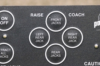 USED RV/MOTORHOME POWER GEAR LEVELING CONTROLS TOUCH PAD 500456 WITH PIGTAIL FOR SALE