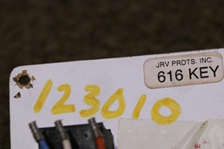 USED A3242BL SLIDE ROOM KEY & SWITCH CONTROL PANEL RV PARTS FOR SALE