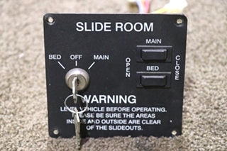 USED A3242BL SLIDE ROOM KEY & SWITCH CONTROL PANEL RV PARTS FOR SALE