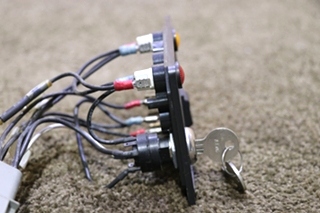 USED HWH ROOM EXTENSION KEY & SWITCH PANEL MOTORHOME PARTS FOR SALE