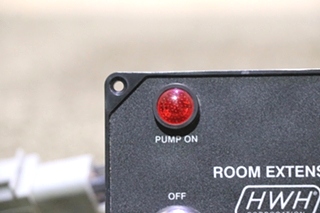 USED HWH ROOM EXTENSION KEY & SWITCH PANEL MOTORHOME PARTS FOR SALE