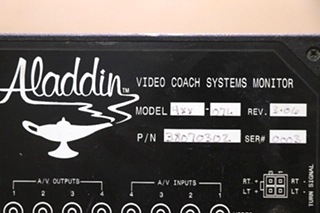 USED ALADDIN VIDEO COACH SYSTEMS MONITOR MODULE 38070302 RV/MOTORHOME PARTS FOR SALE