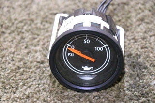 USED RV W22-00005-032 FREIGHTLINER OIL PRESS DASH GAUGE FOR SALE