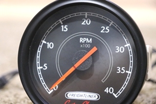 USED W22-00010-037 FREIGHTLINER TACHOMETER DASH GAUGE RV PARTS FOR SALE
