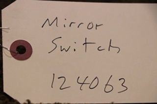 USED RV/MOTORHOME MIRROR CONTROL SWITCH FOR SALE