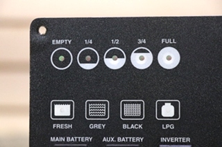 USED KIB C07-0341 TANK MONITOR PANEL MOTORHOME PARTS FOR SALE