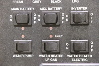 USED KIB C07-0341 TANK MONITOR PANEL MOTORHOME PARTS FOR SALE