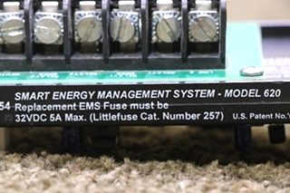 USED MOTORHOME INTELLITEC 00-00740-100 SMART EMS MODEL 620 BOARD FOR SALE