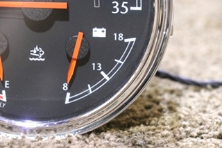 USED MOTORHOME FREIGHTLINER W22-00012-035 3 IN 1 TACH / FUEL / VOLT DASH GAUGE FOR SALE