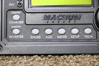 USED MAGNUM ENERGY INVERTER REMOTE PANEL MOTORHOME PARTS FOR SALE