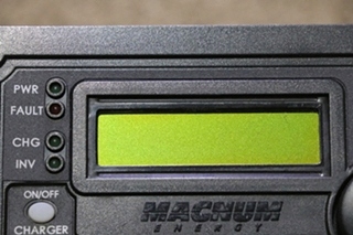 USED MAGNUM ENERGY INVERTER REMOTE PANEL MOTORHOME PARTS FOR SALE