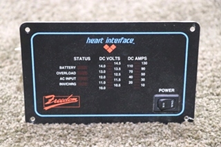 USED HEART INTERFACE INVERTER FREEDOM REMOTE PANEL RV/MOTORHOME PARTS FOR SALE