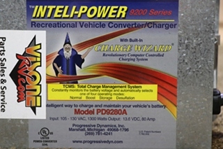 USED MOTORHOME INTELI PWOER PD9280A CONVERTER CHARGER FOR SALE
