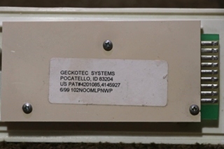 USED RV NEWMAR CORP TANK MONITOR PANEL FOR SALE