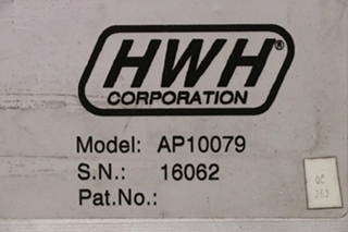 USED HWH LEVELING CONTROL BOX AP10079 RV/MOTORHOME PARTS FOR SALE