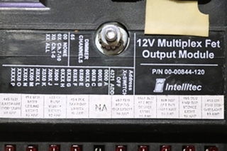 USED RV 00-00844-120 INTELLITEC 12V MULTIPLEX FET OUTPUT MODULE FOR SALE