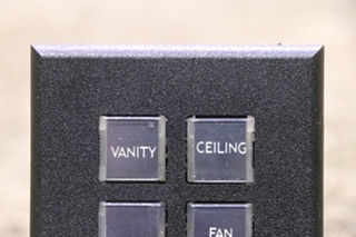 USED RV 00-00873-006 INTELLITEC 6 BUTTON SWITCH PANEL FOR SALE