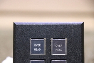 USED MOTORHOME INTELLITEC 00-00873-006 6 BUTTON SWITCH PANEL FOR SALE