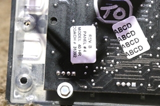 USED 00-00873-006 INTELLITEC 6 BUTTON SWITCH PANEL RV PARTS FOR SALE