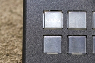 USED 00-00873-006 INTELLITEC 6 BUTTON SWITCH PANEL RV PARTS FOR SALE
